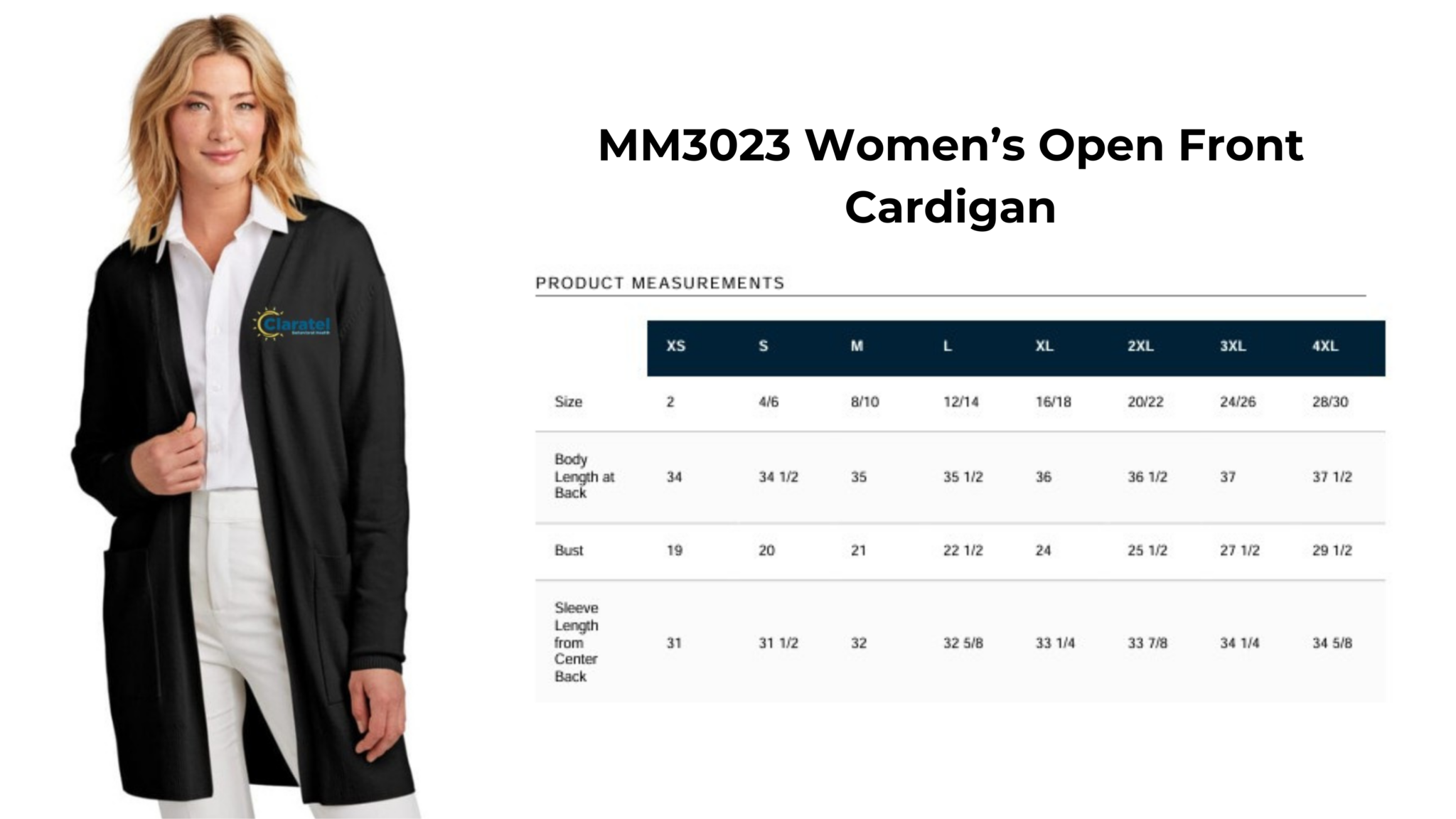Women’s Open Front Cardigan