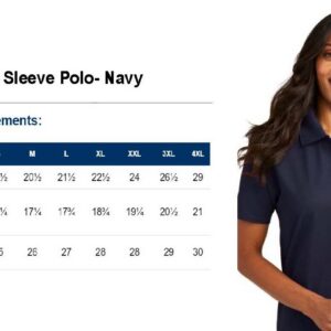 Women's Short Sleeve Polo - Navy