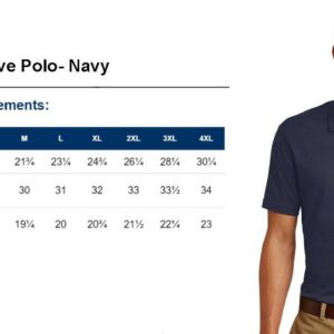Men's Short Sleeve Polo - Navy