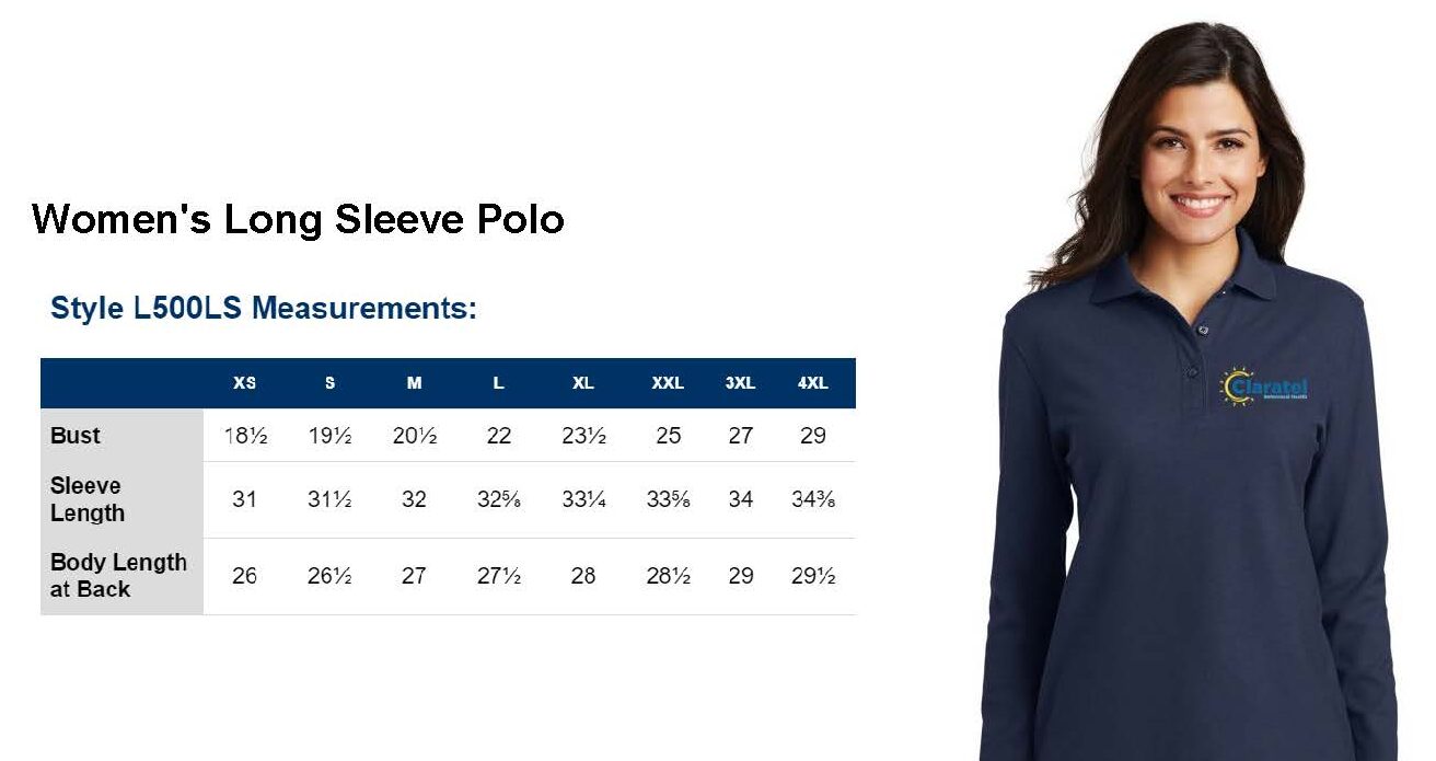 Women's Long Sleeve Polo