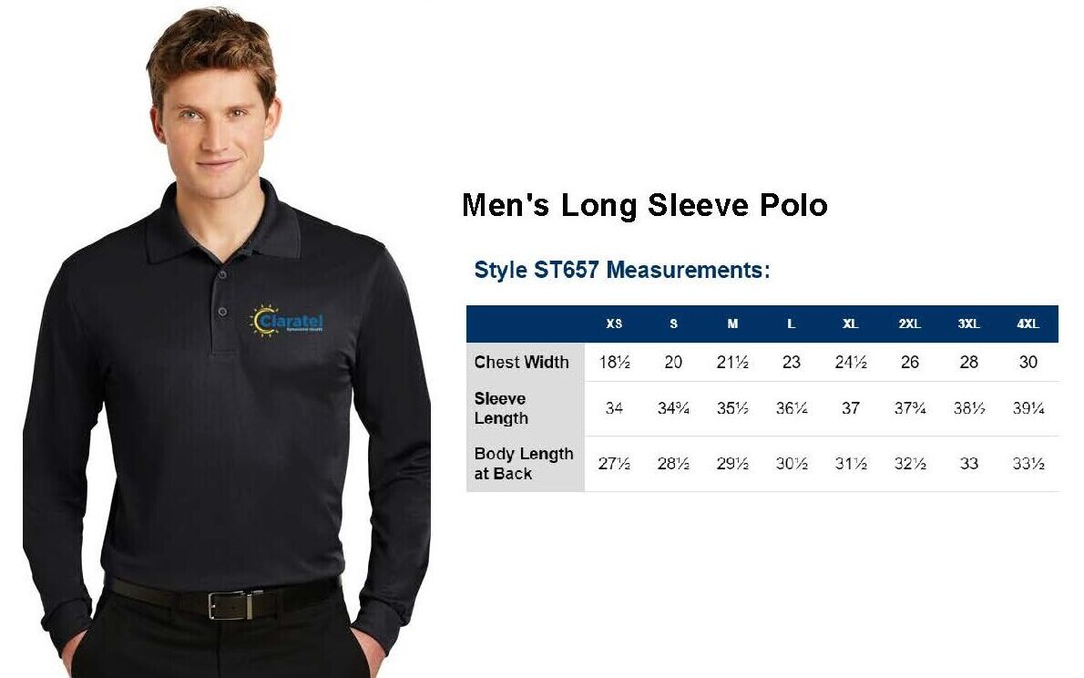 Men's Long Sleeve Polo